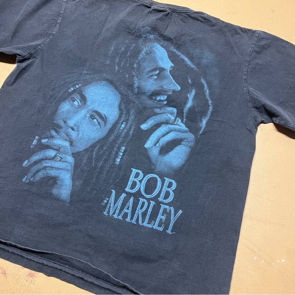 90s Bob Marley Graphic T-Shirt Size Large - Picture 4 of 4
